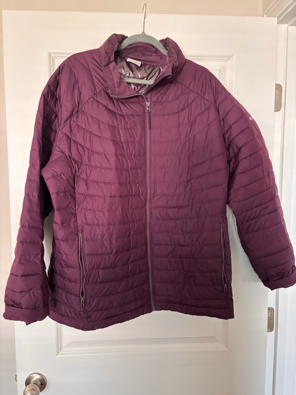 Columbia Women's Quilted Puffer Jacket in Plum